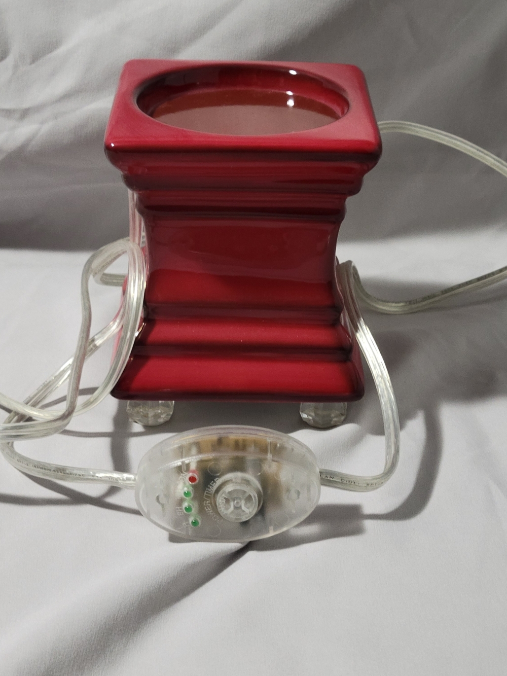 Gold Canyon Red Ceramic Electric Wax Warmer